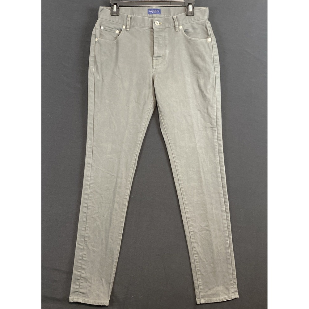 Proper Cloth Aino Charcoal Stretch Mens Custom 5 Pocket Gray Jeans 31x32 Slub